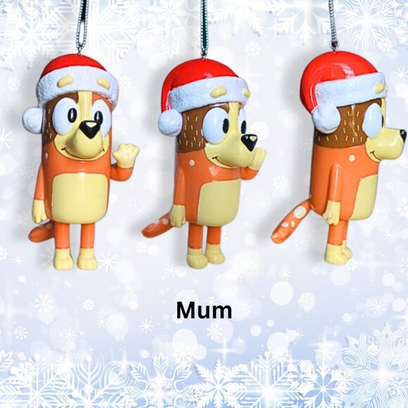 Bluey Christmas Tree Ornaments Kids Decorations, Bluey Family Decor Kurt Adler - Picture 3 of 7